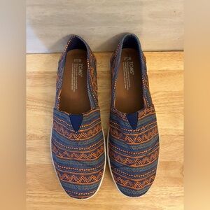Toms Avalon Slip-On Tribal Patterns Lightweight